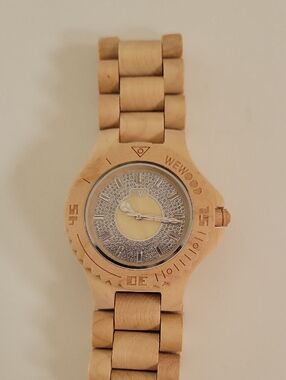 WeWood Natural Wood Watch with Crystal Dial